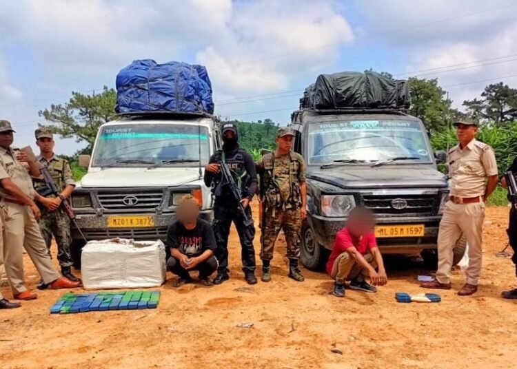 Drug peddlers transporting heroin worth Rs 5.5 crore arrested in EJH