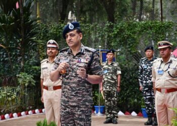CRPF top brass visits Shillong