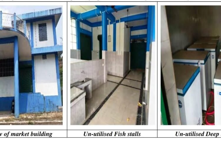 Fish market in Saiden lying unused for three years