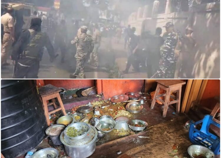 Black uniform leads to violence in city, 10 held