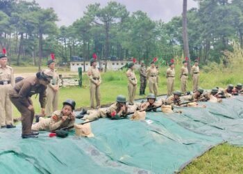 NCC cadets love training in firearms
