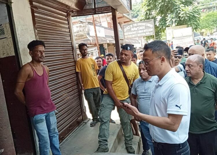 KHADC cracks down on non-tribal shops in Byrnihat, 46 sealed