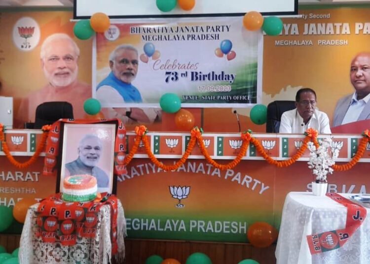 State BJP celebrates Modi’s birthday