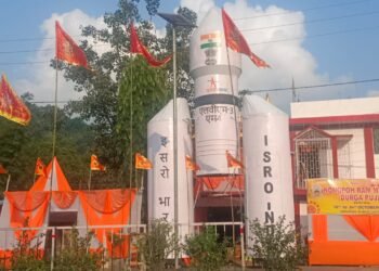 Chandrayaan touches down in Nongpoh for Durga Puja