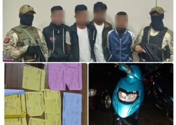 Police sting nets 4 serving extortion notes to shops in Shillong