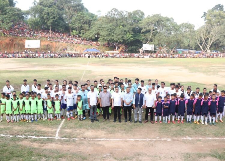 Foundation stone for Rs 9.25cr Rongjeng Stadium laid