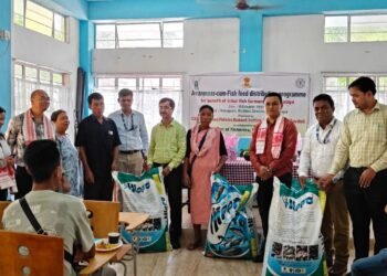 Ri-Bhoi farmers receive fish feed