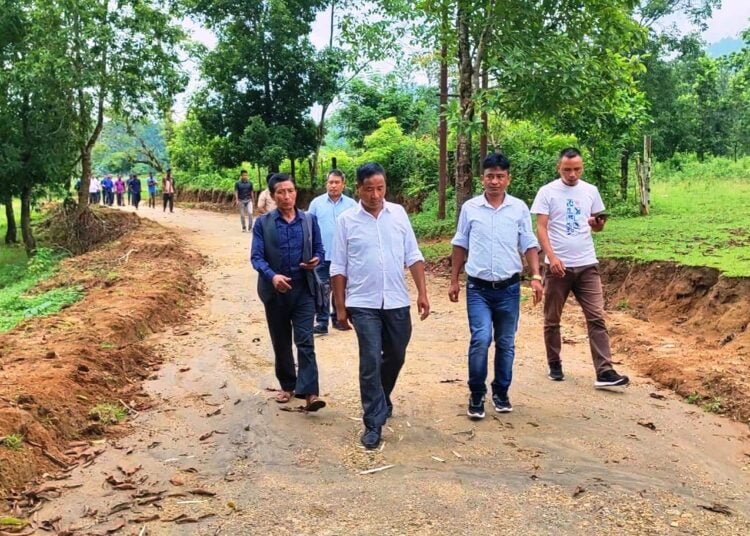 Assam builds road in village awarded to Meghalaya in border deal