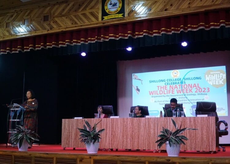 Shillong College celebrates National Wildlife Week