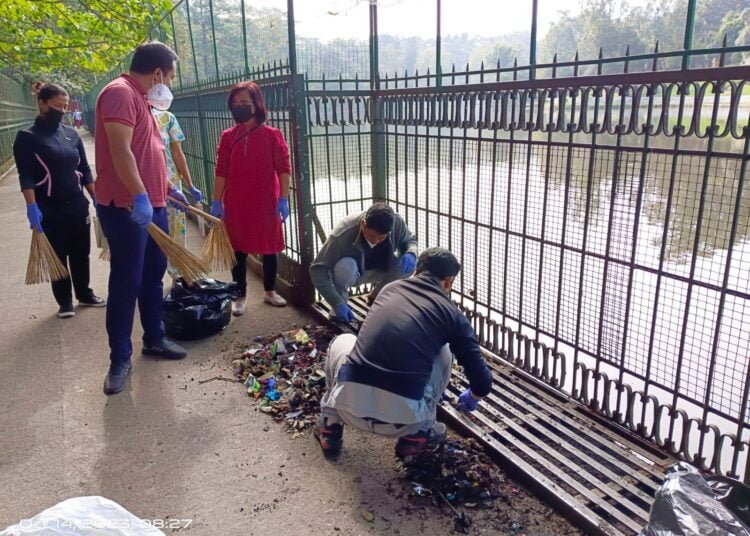 NSSO conducts cleaning drive in Ward’s Lake