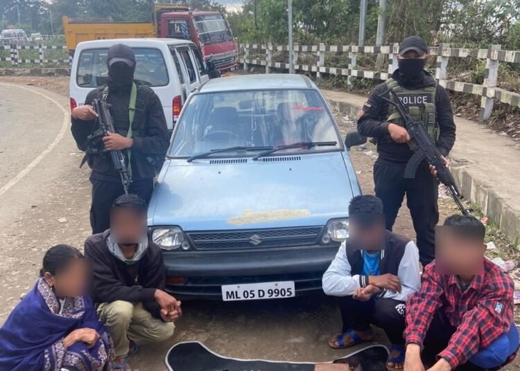 4 nabbed with drugs from Umshyrpi bridge