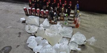 Illegal liquor seized during Puja raids