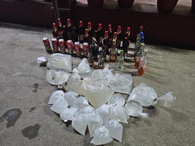 Illegal liquor seized during Puja raids