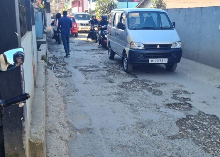 BJP rues Shillong’s pothole nightmare