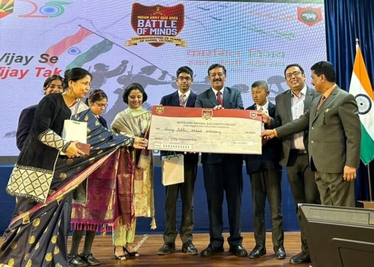 Indian Army’s ‘Battle of Minds’ conducted in APS Shillong