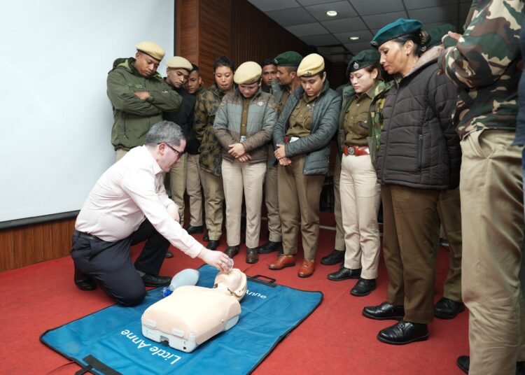 NEIGRIHMS instructs police on basic life support