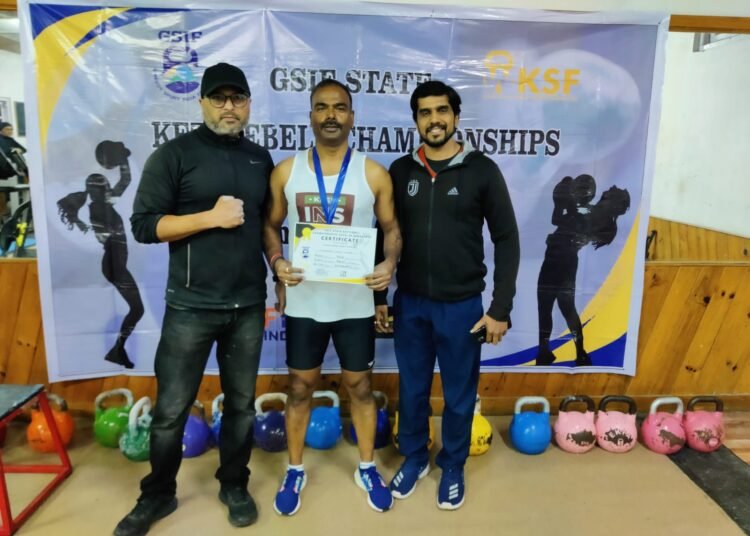 Cop clinches Silver in State Kettlebell Championship