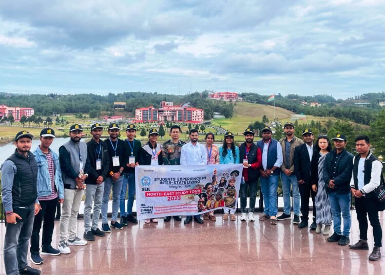 ABVP’s exchange students visit DGAR, NEC