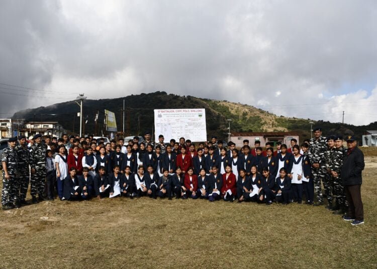 Paramilitary forces conduct recruitment awareness in Mawsynram