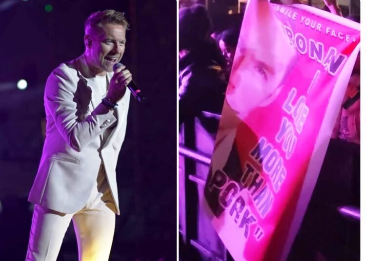 Ronan Keating wins over Shillong with hilarious response to fan’s placard