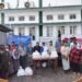Sponsors distribute food baskets to TB patients