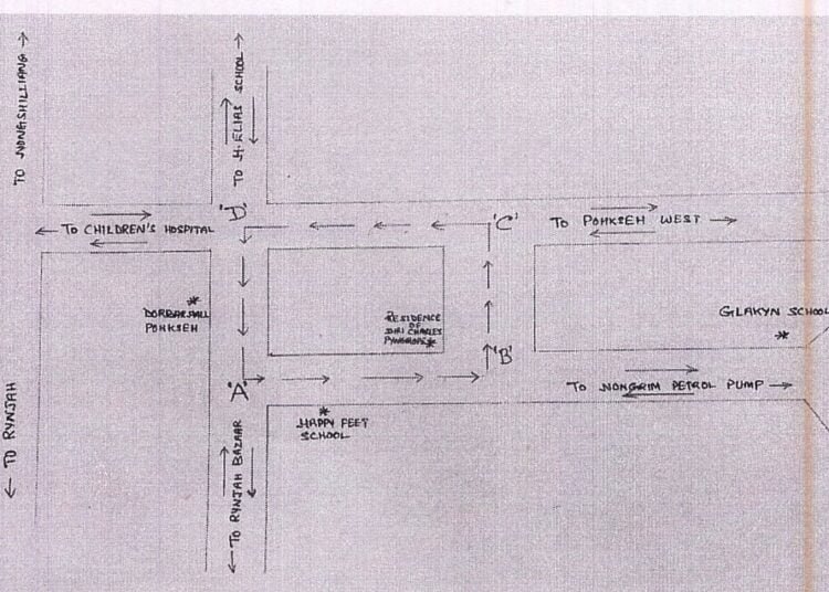 New traffic arrangements in Pynthorumkhrah, Pohkseh