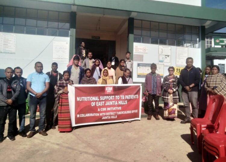 Food baskets distributed to TB patients in Sutnga