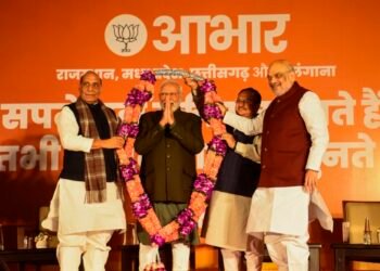 BJP now in power in 12 states, Cong down to 3