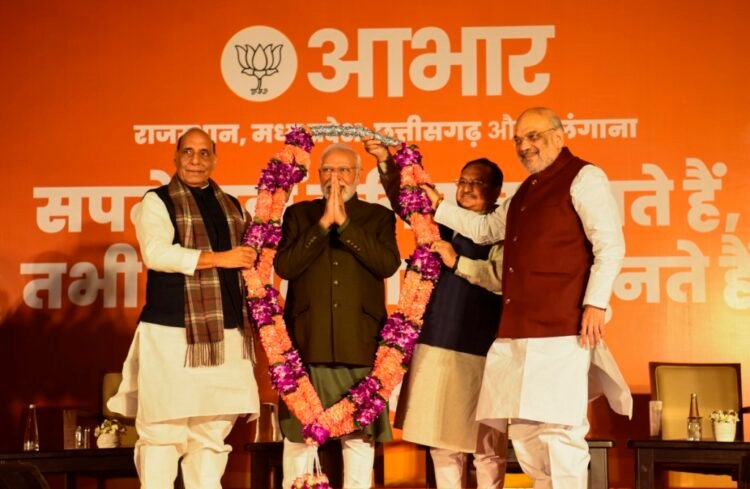 BJP now in power in 12 states, Cong down to 3