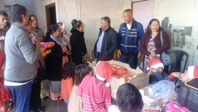 BJP Meghalaya celebrates pre-Christmas