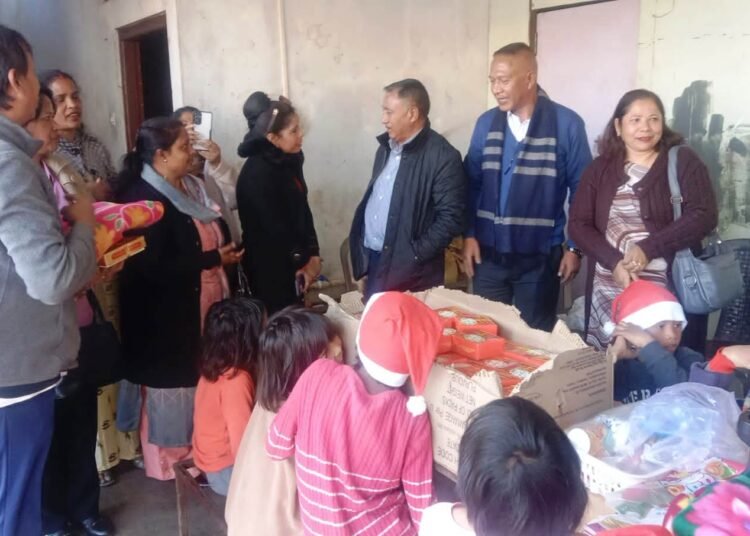BJP Meghalaya celebrates pre-Christmas