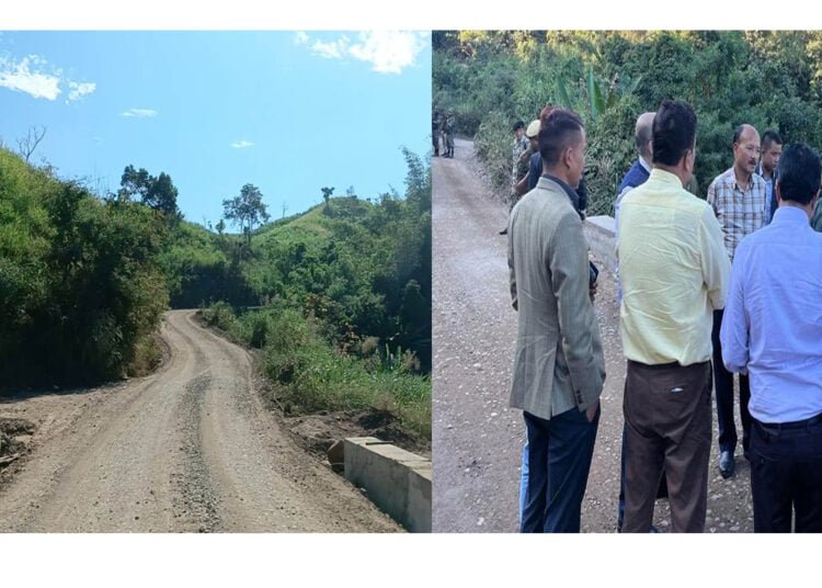 Tynsong finds anomaly in construction of Ranikor-Baghmara road