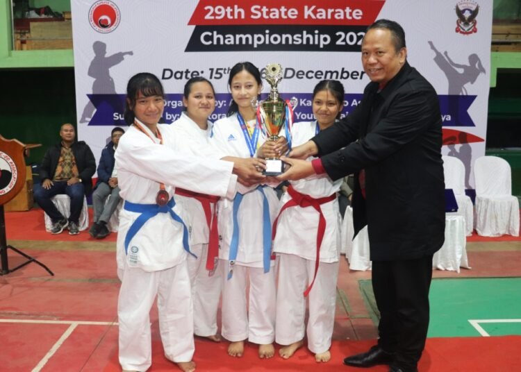 East Khasi Hills win Women’s & Men’s titles at 29th State Karate Championship