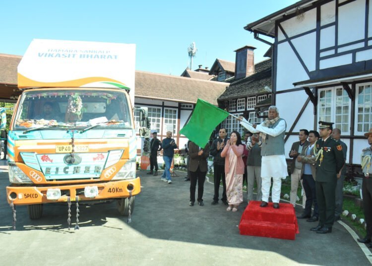Guv flags off IEC ‘Viksit Bharat Sankalp Yatra’ van