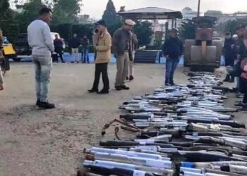 CRUSH: Police destroy seized illegal silencers