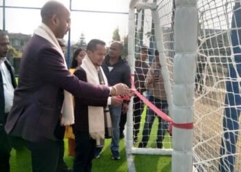 Futsal playgrounds inaugurated in Khliehriat