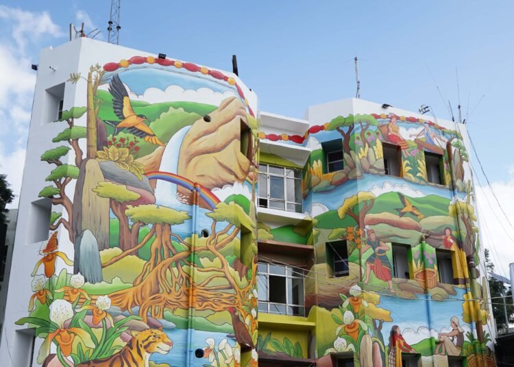 ‘Root and Rhythm’ mural adorns DC’s office