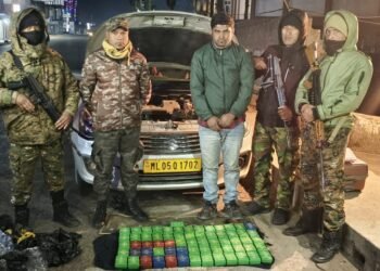 Large haul of heroin seized by cops on New Year’s Day