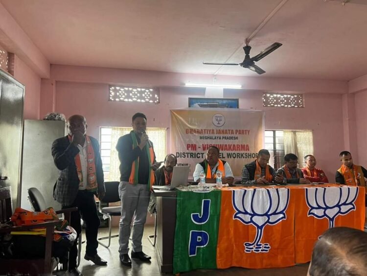 BJP spreads info on central schemes in Ri-Bhoi