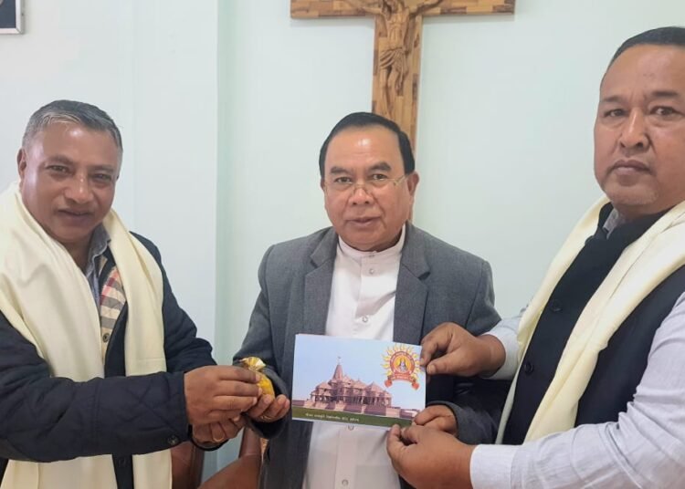 State BJP invites Shillong Archbishop to Ayodhya Ram temple