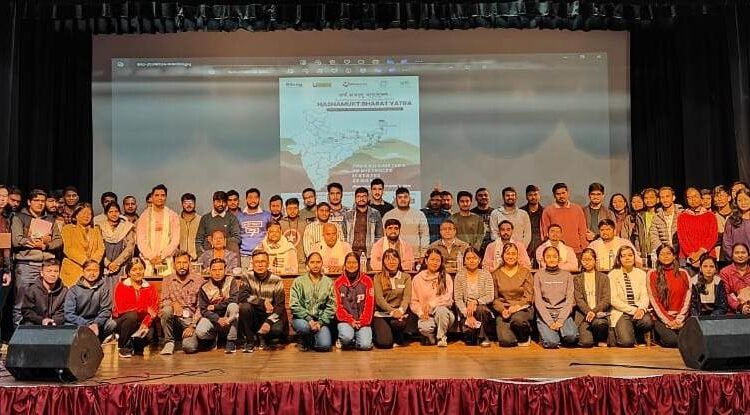 Nashamukt Bharat Yatra reaches CAU Umiam