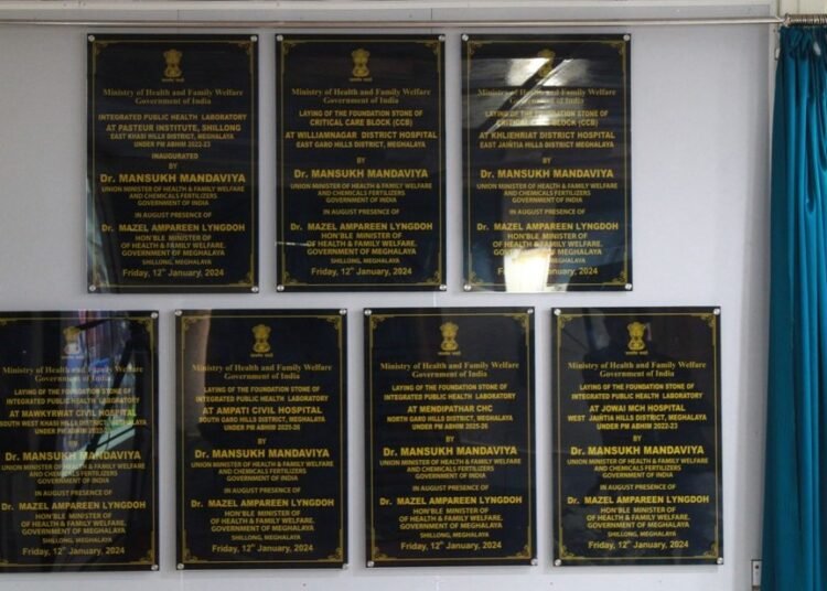 Foundation for healthcare infra projects laid for Meghalaya
