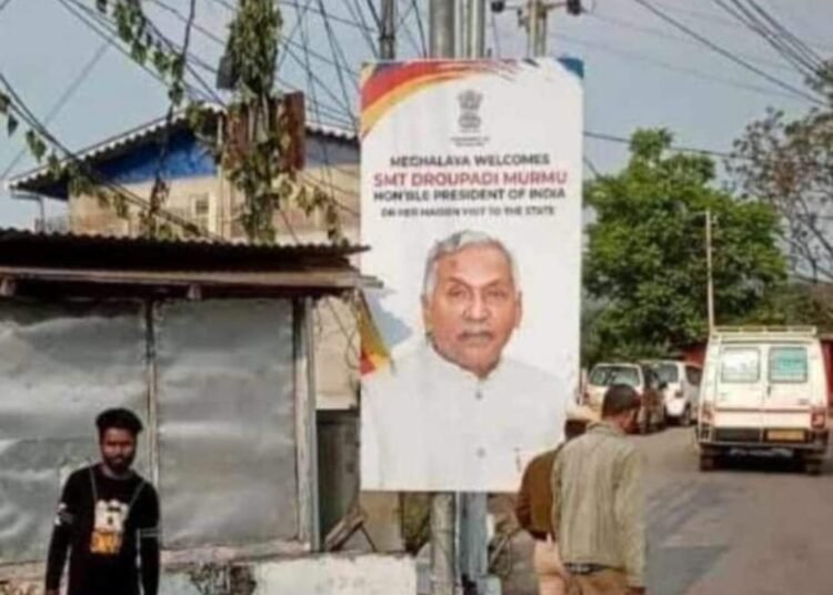 Murmu posters bear photos of Conrad, Guv