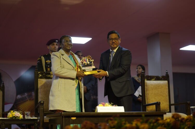 President Murmu declares 5th Meghalaya Games opened