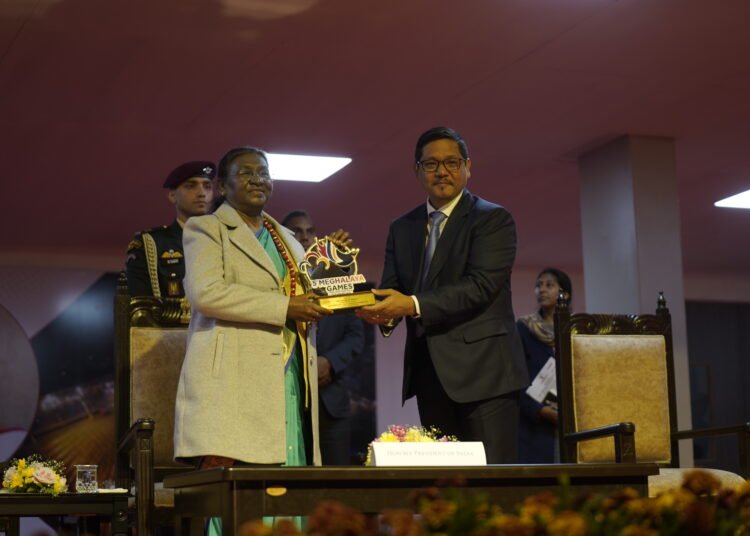 President Murmu declares 5th Meghalaya Games opened