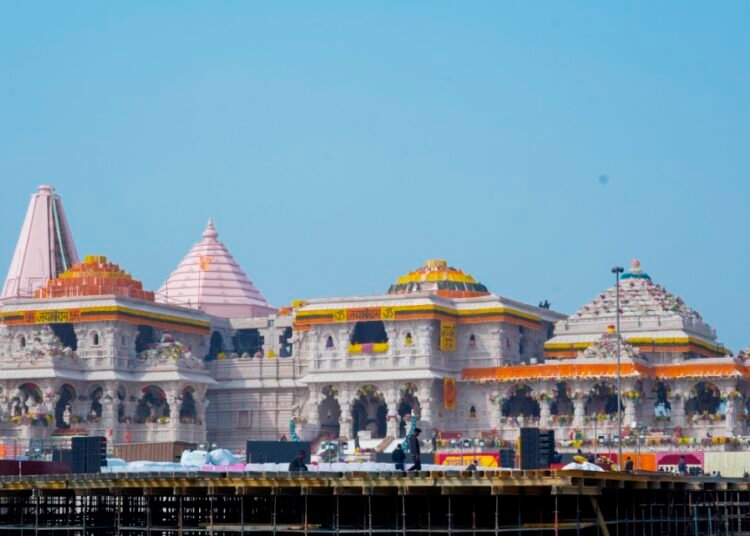 Ayodhya Set For Consecration Ceremony, Temple Town Decked Up | Highland ...