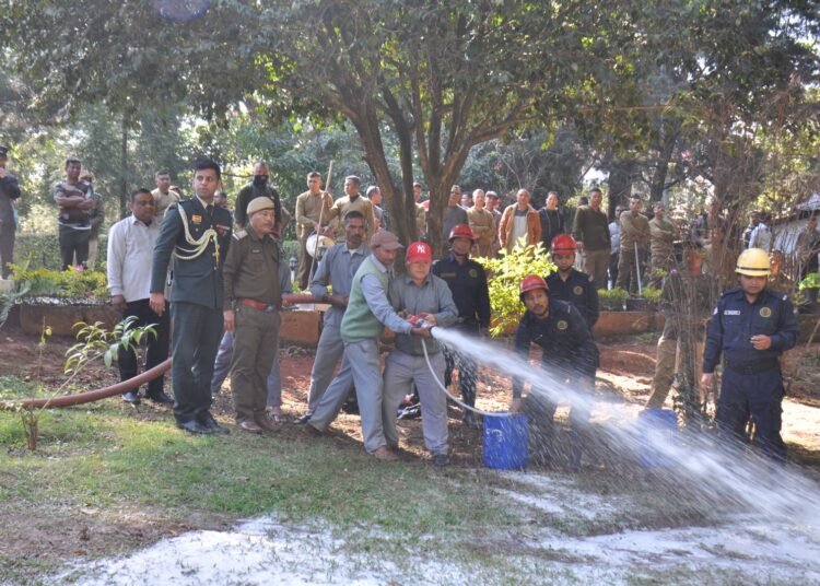 Fire & safety mock drill conducted at Raj Bhavan ahead of Prez visit