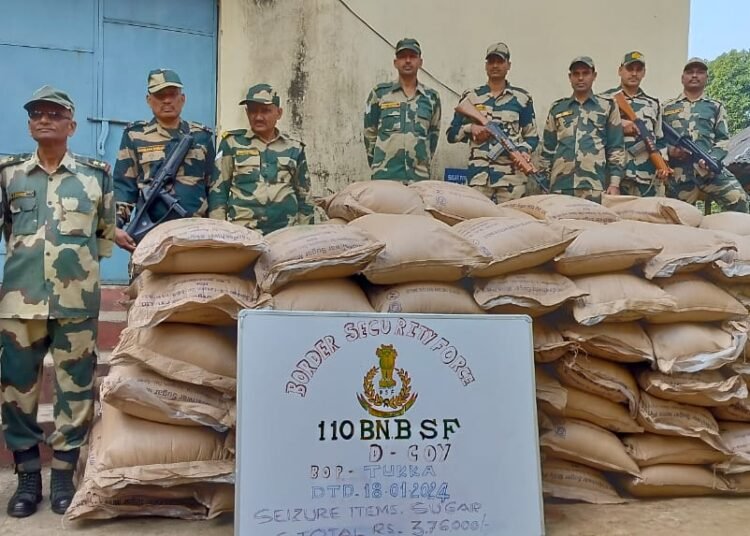17 tonnes of sugar confiscated by BSF