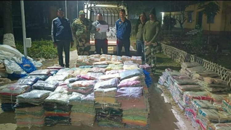 BSF seizes clothing items, 1 arrested