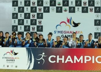 Ri-Bhoi win double gold in football; SWKH, WGH clinch gold in volleyball